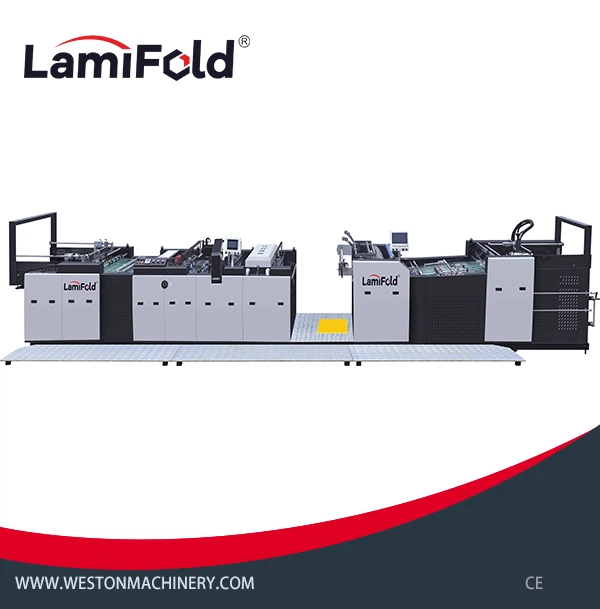 weston automatic 1080 laminating machine with chain knife weston automatic 1080 laminating machine with chain knife